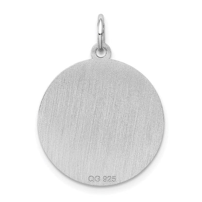 Sterlingsilber Rhodiniert Welsh Corgi Plättchen Charm