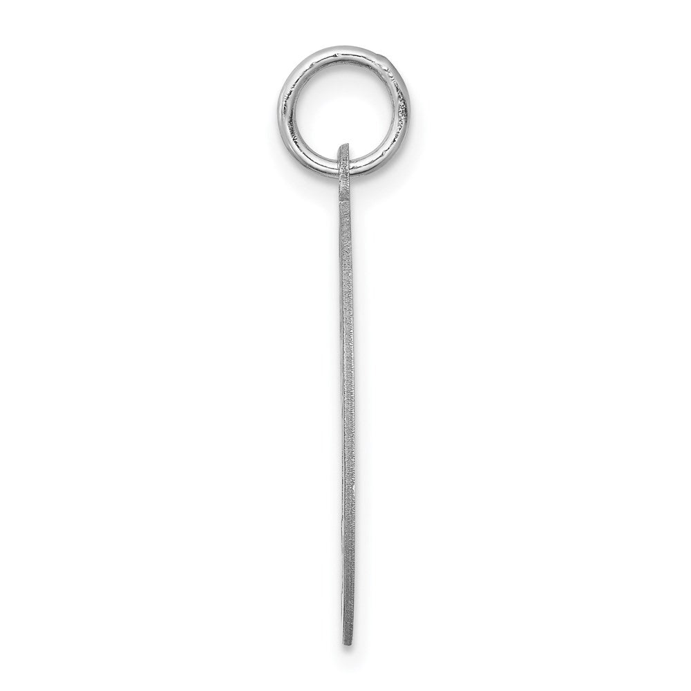 Sterlingsilber Rhodiniert West Highland Terrier Plättchen Charm