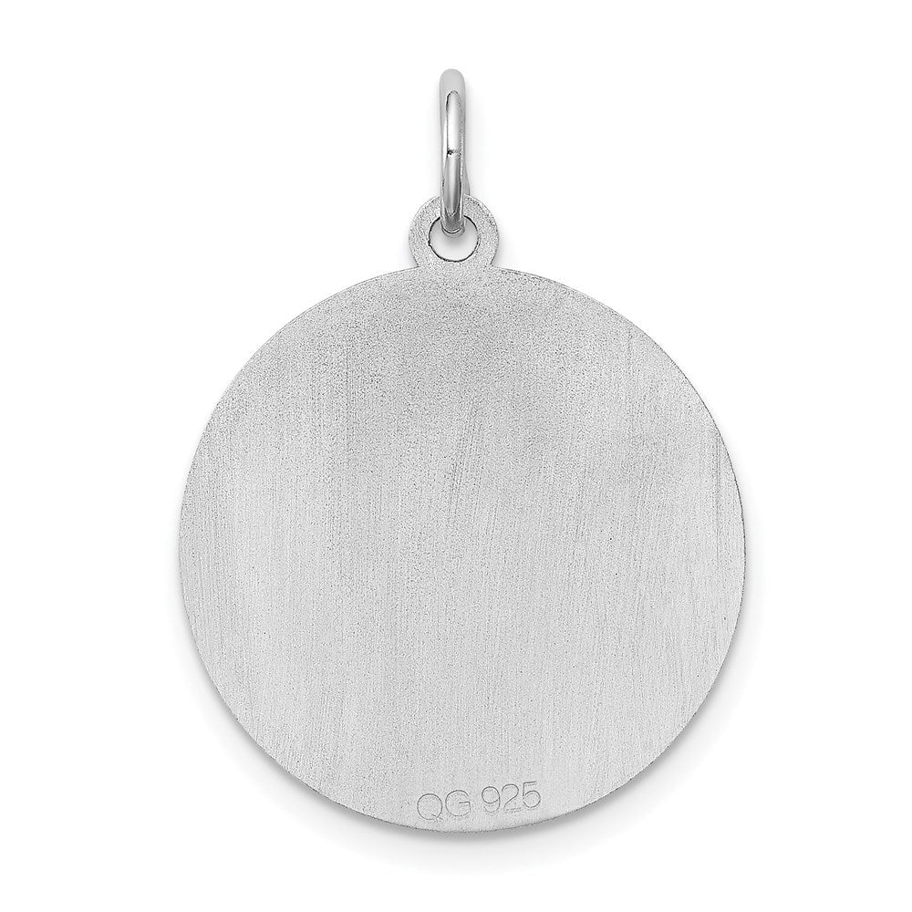Sterlingsilber Rhodiniert West Highland Terrier Plättchen Charm