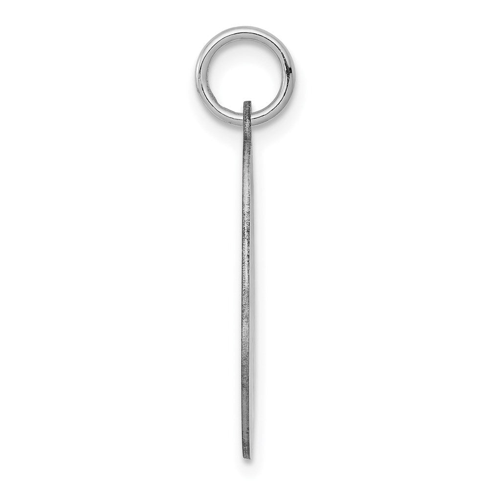 Sterlingsilber Rhodiniert Yorkshire Terrier Plättchen Charm