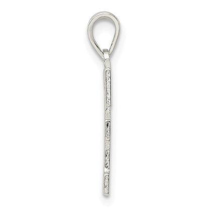 Sterlingsilber Rhodiniert Buchstabe F Initiale Anhänger