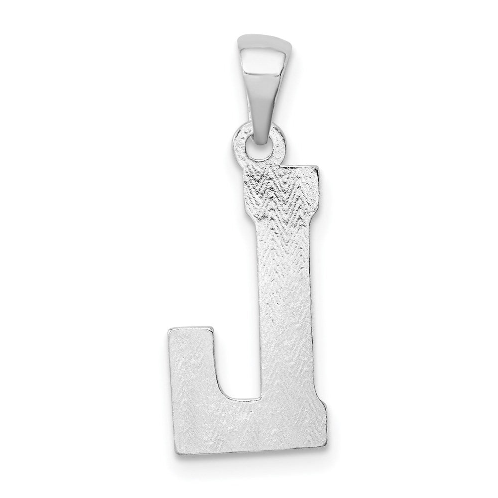 Sterlingsilber Rhodiniert Buchstabe L Initiale Anhänger