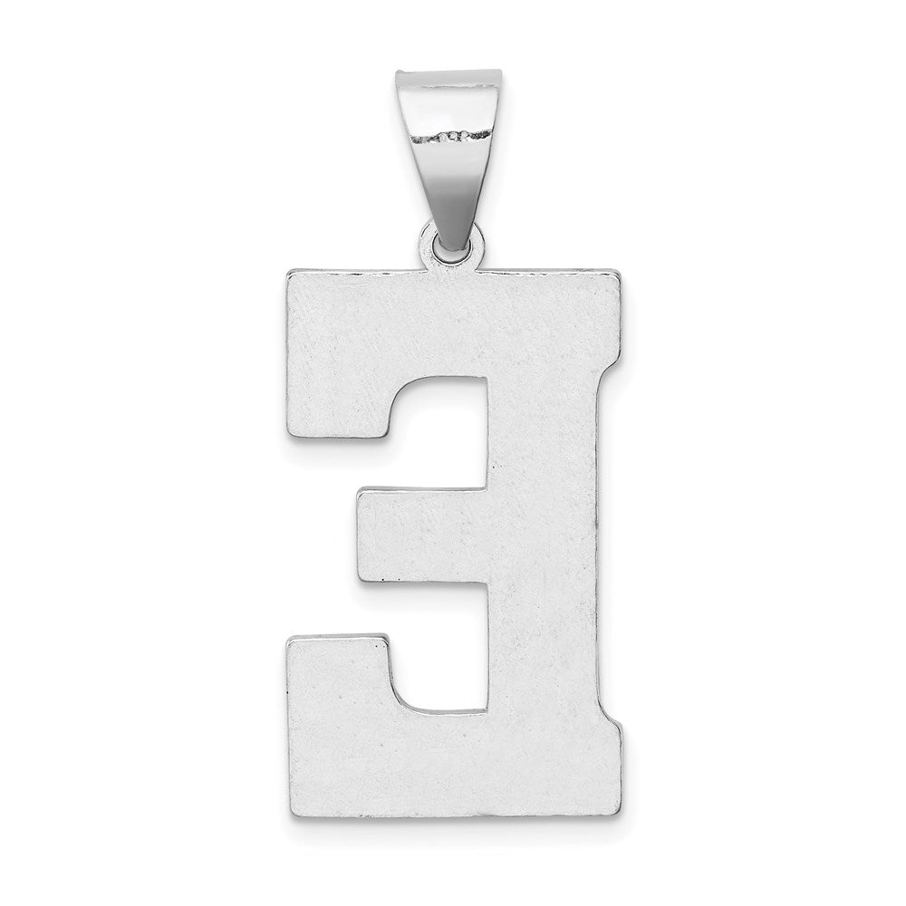 Sterlingsilber Rhodiniert Buchstabe E Initiale Anhänger