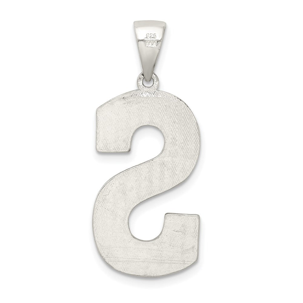 Sterlingsilber Rhodiniert Buchstabe S Initiale Anhänger