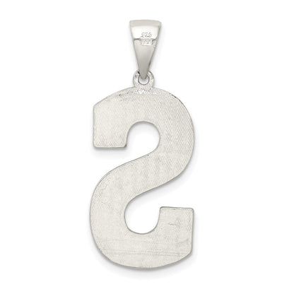 Sterlingsilber Rhodiniert Buchstabe S Initiale Anhänger
