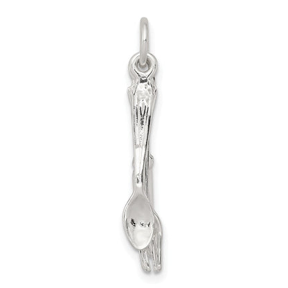 Sterlingsilber Messer, Fork & Spoon Charm
