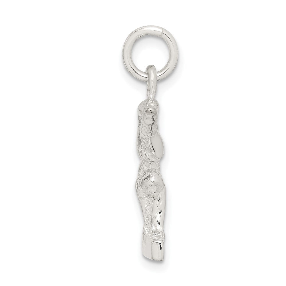 Sterlingsilber Gymnast Charm