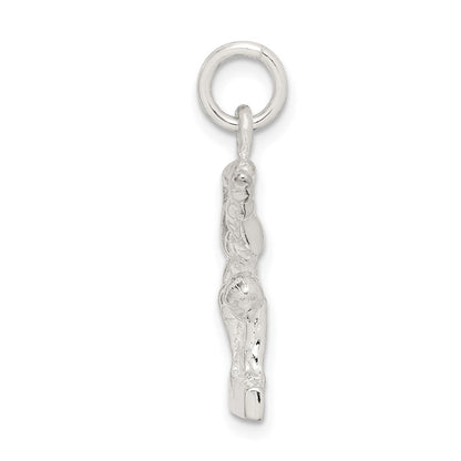 Sterlingsilber Gymnast Charm