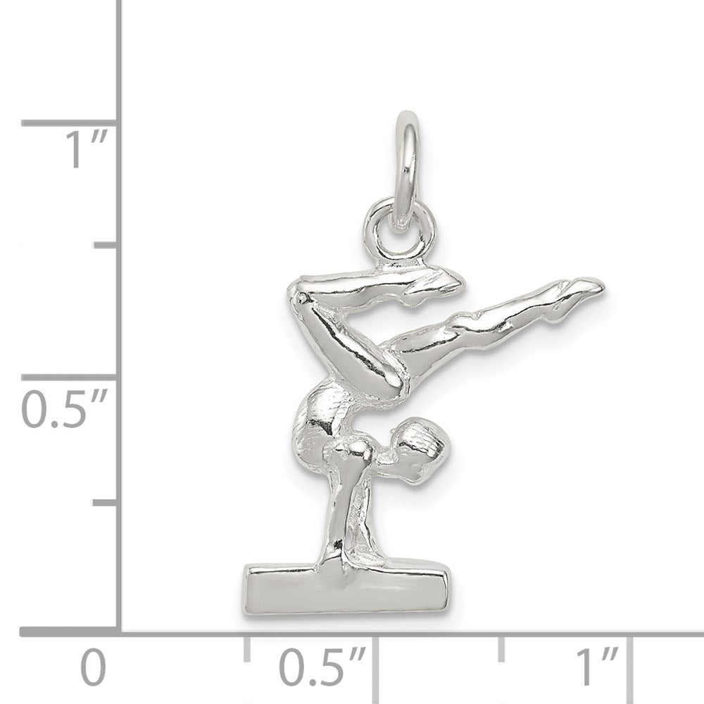 Sterlingsilber Gymnast Charm