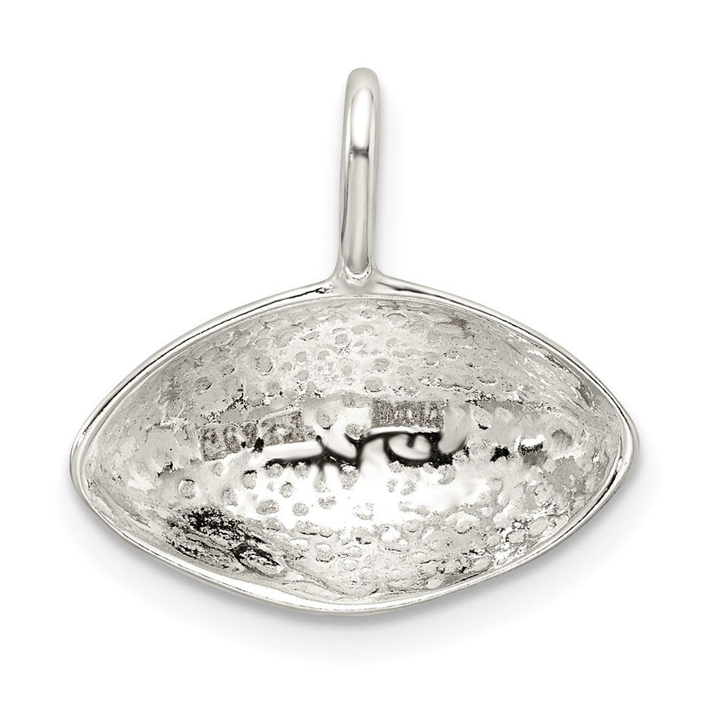 Sterlingsilber Football Charm