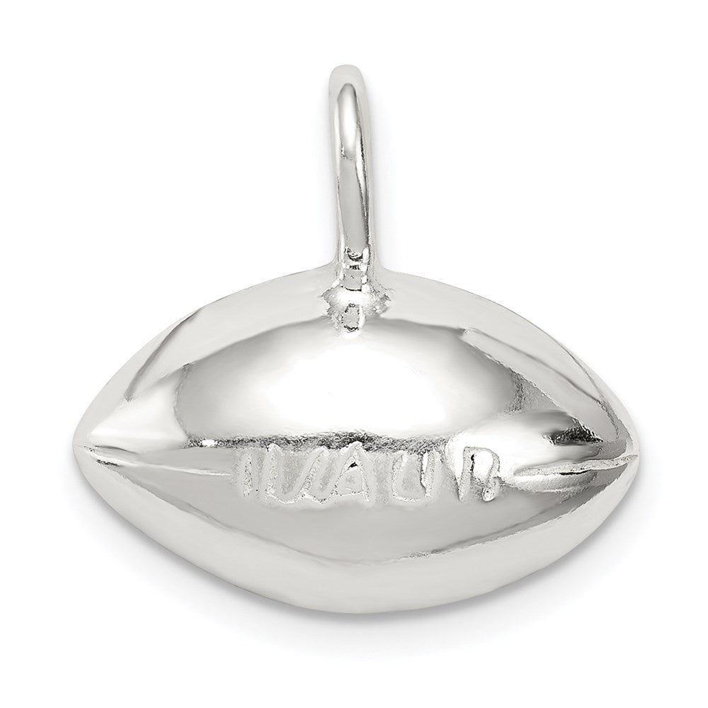 Sterlingsilber Football Charm