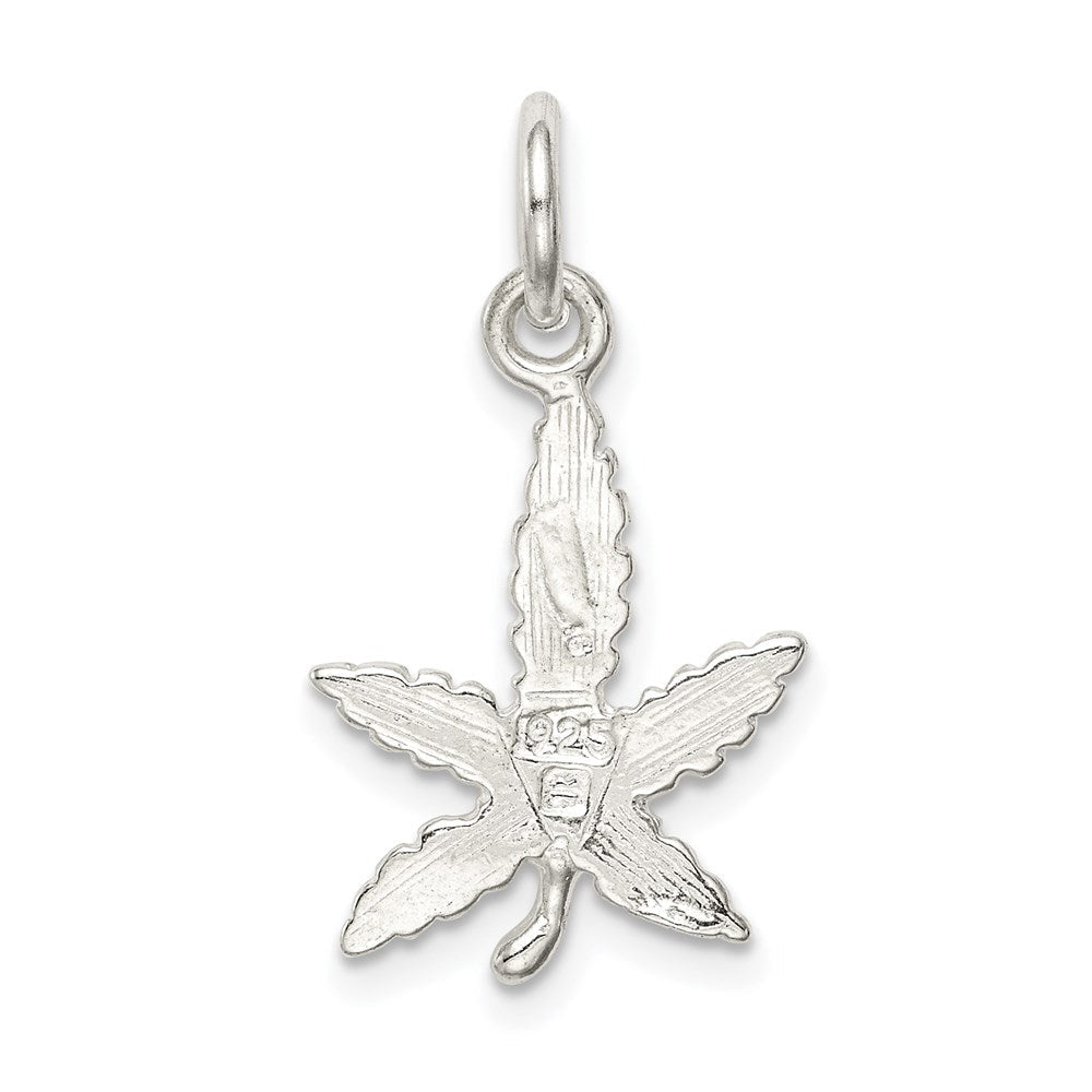 Sterlingsilber Blatt Charm