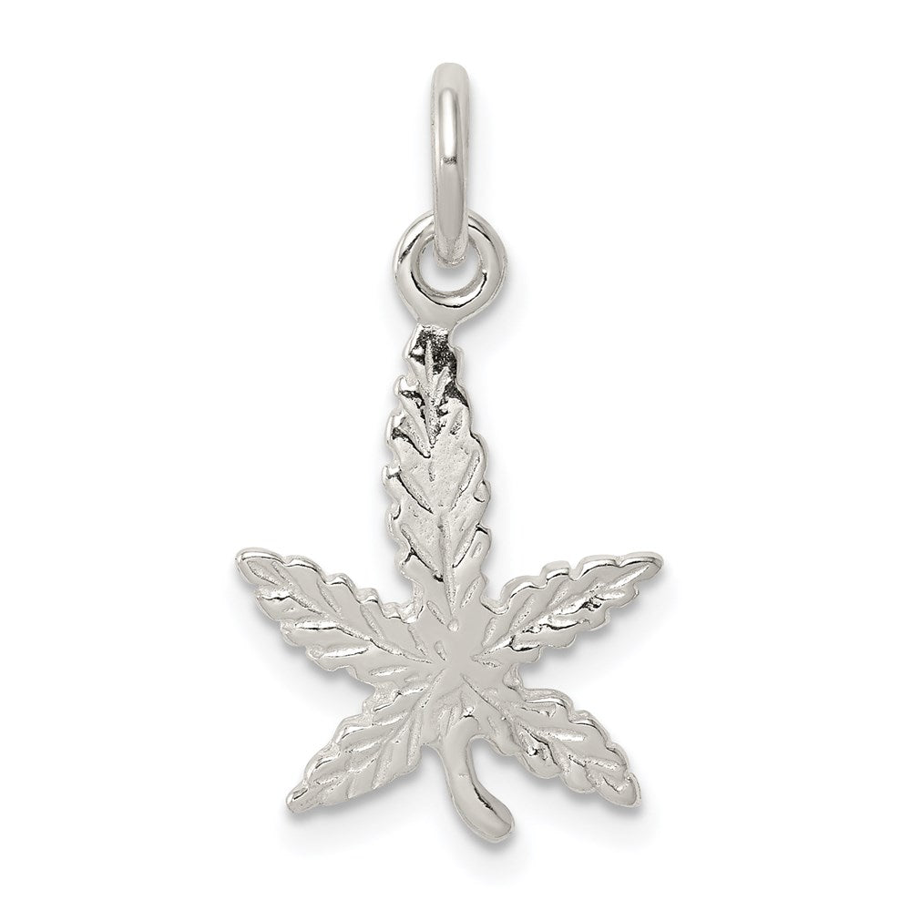 Sterlingsilber Blatt Charm