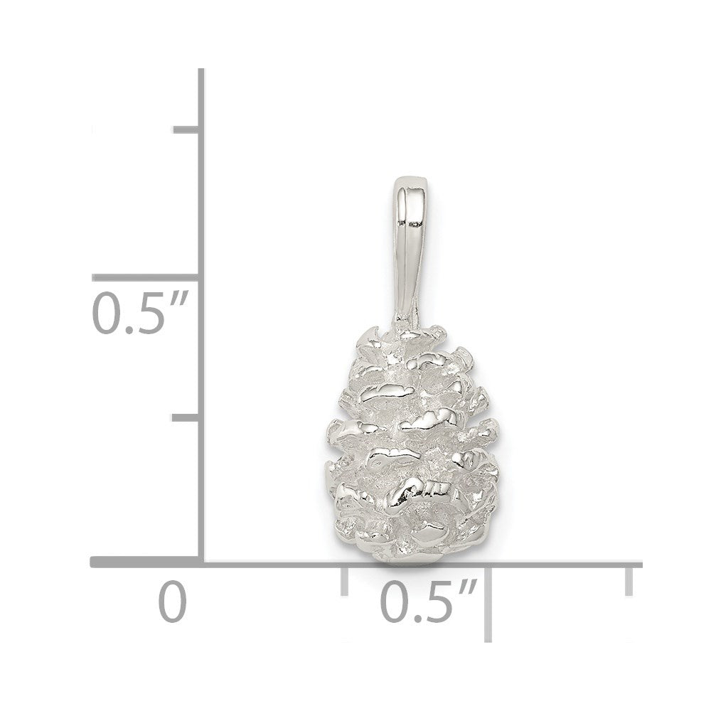 Sterlingsilber Pinecone Charm