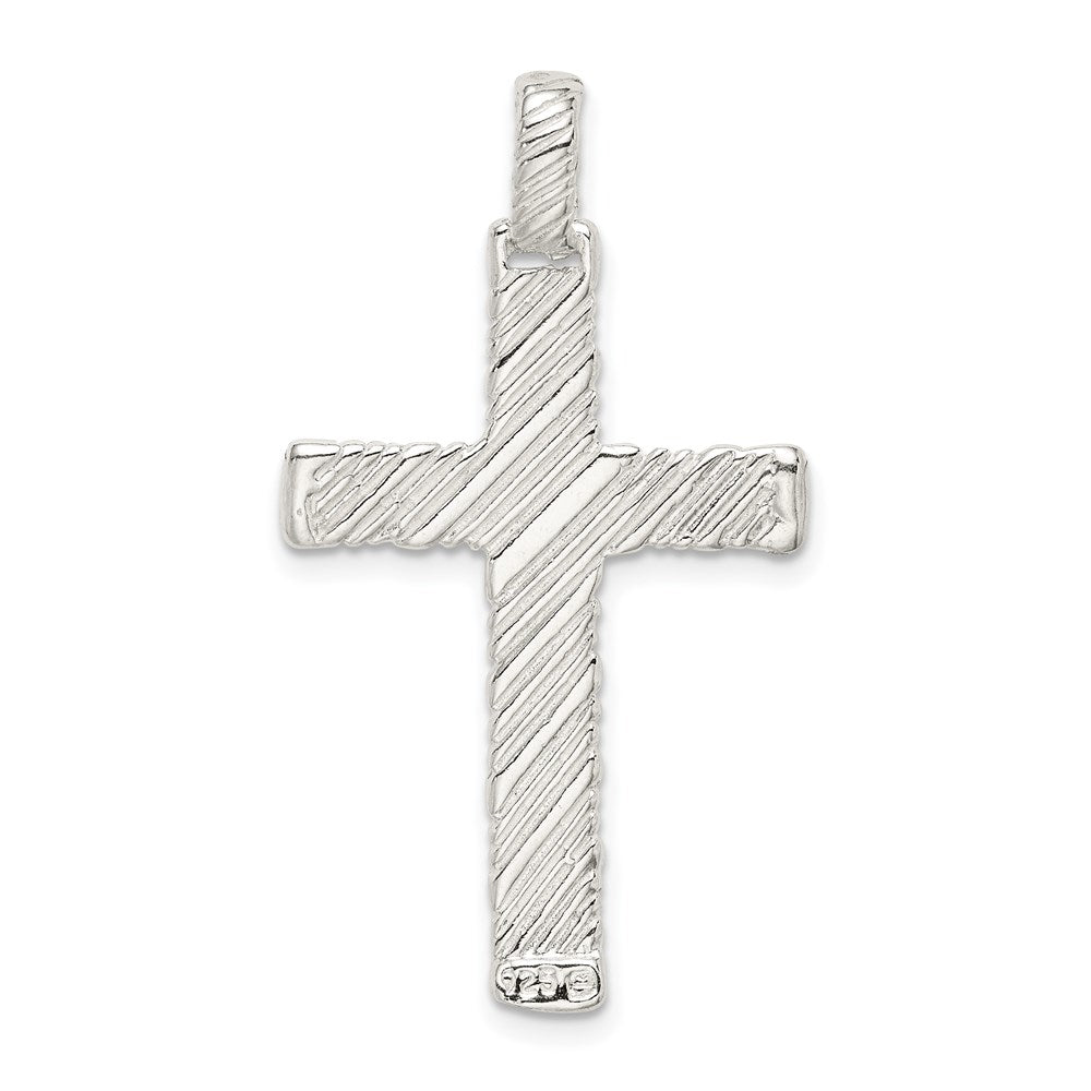 Sterlingsilber Lateinisch Kreuz Charm