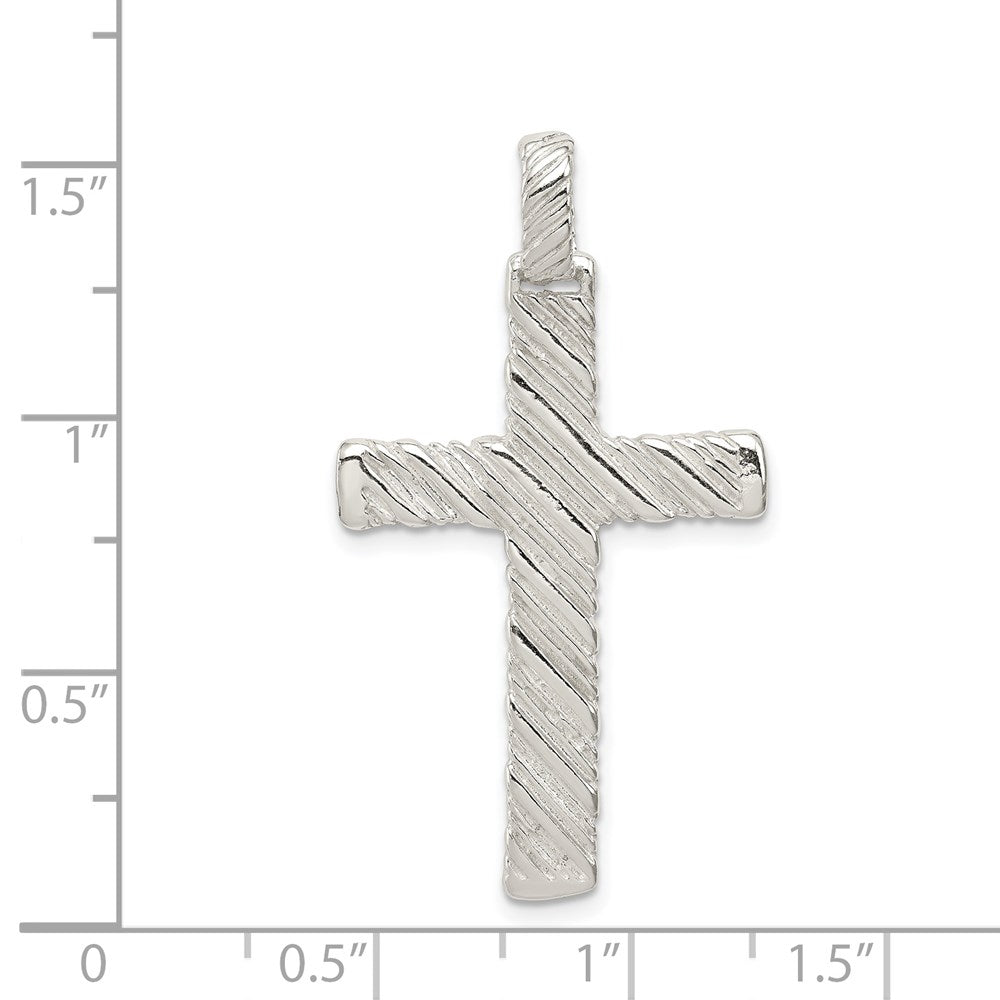 Sterlingsilber Lateinisch Kreuz Charm