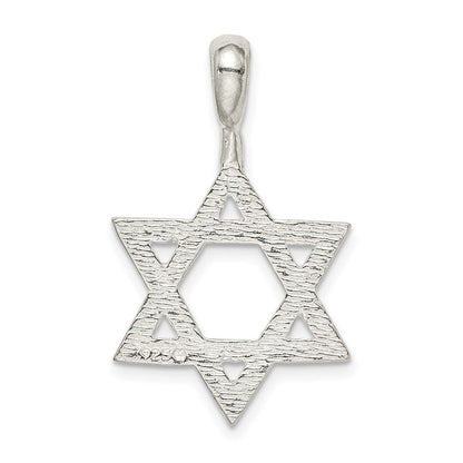 Sterlingsilber Stern Of David Charm
