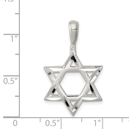 Sterlingsilber Stern Of David Charm