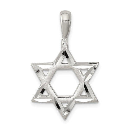 Sterlingsilber Stern Of David Charm