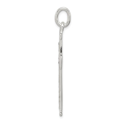 Sterlingsilber Diamantiert Kreuz Anhänger
