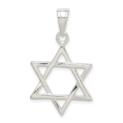 Sterlingsilber Stern Of David Charm