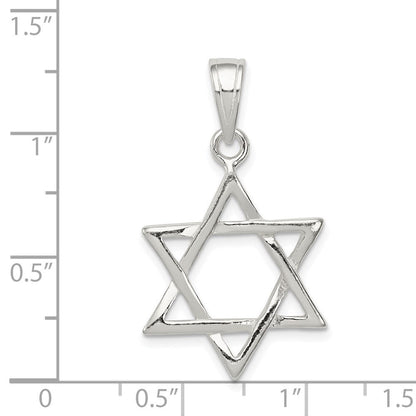 Sterlingsilber Stern Of David Charm