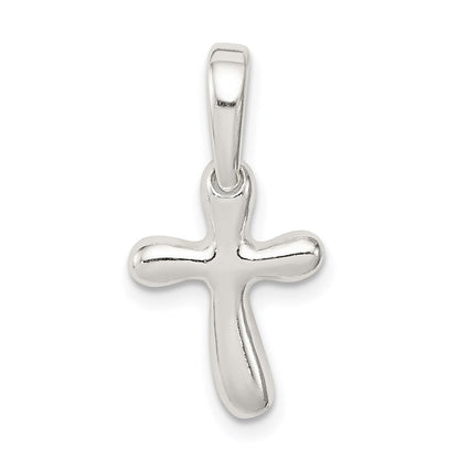 Sterlingsilber Winzig Freeform Kreuz Charm
