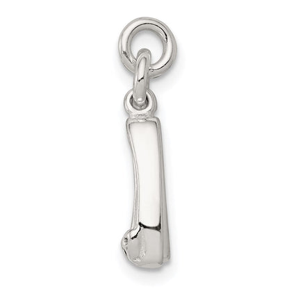 Sterlingsilber Ballett Slippers Charm
