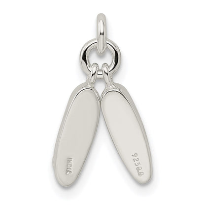 Sterlingsilber Ballett Slippers Charm
