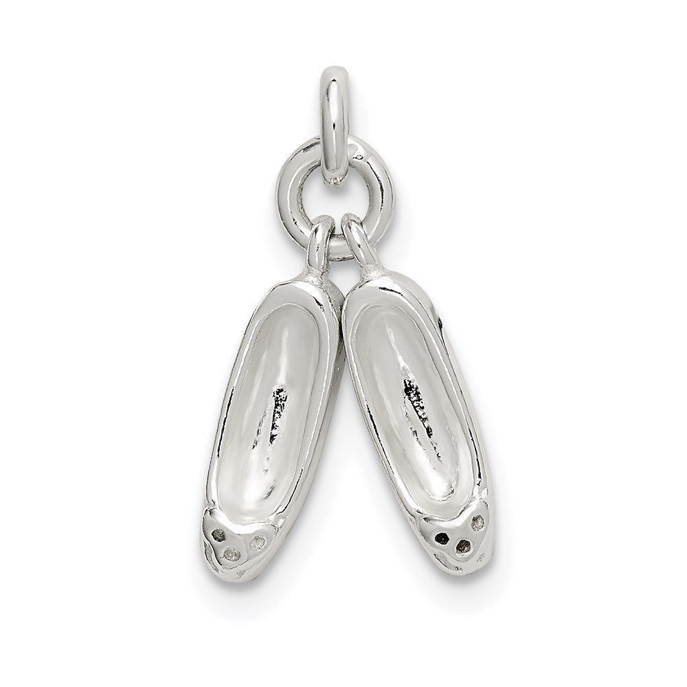 Sterlingsilber Ballett Slippers Charm