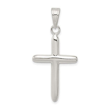 Sterlingsilber Poliert Kreuz Anhänger