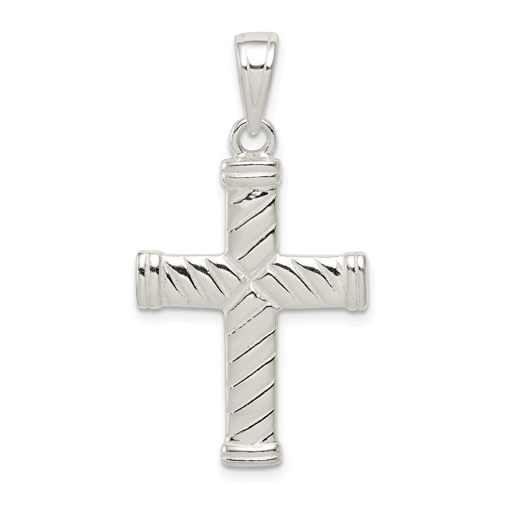 Sterlingsilber Wendbar Kreuz Anhänger