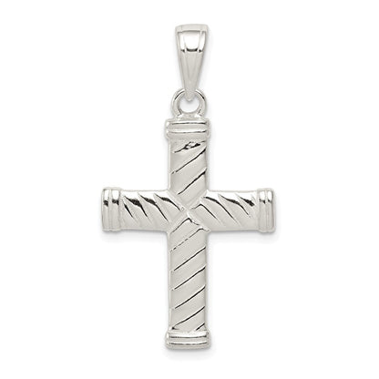 Sterlingsilber Wendbar Kreuz Anhänger