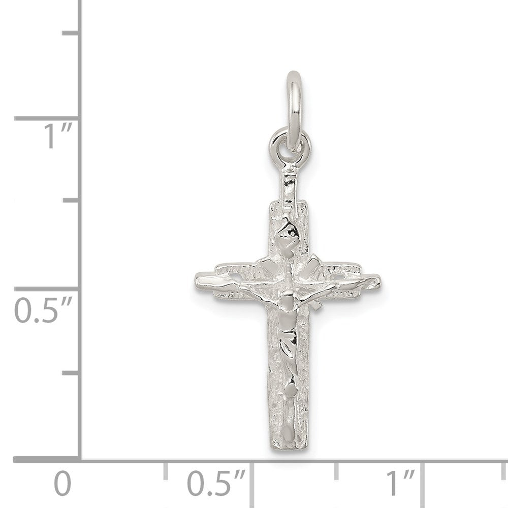 Sterlingsilber Inri Kruzifix Anhänger