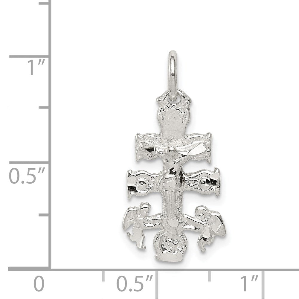 Sterlingsilber Cara Vaca Kruzifix Anhänger