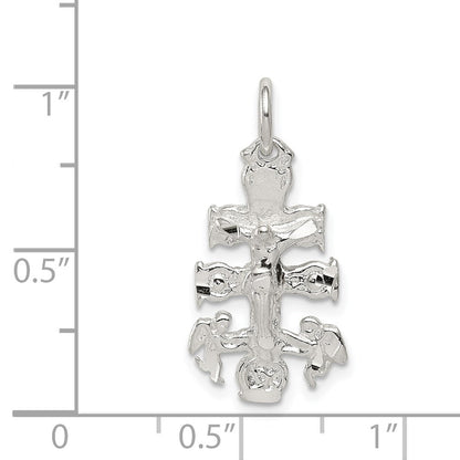 Sterlingsilber Cara Vaca Kruzifix Anhänger