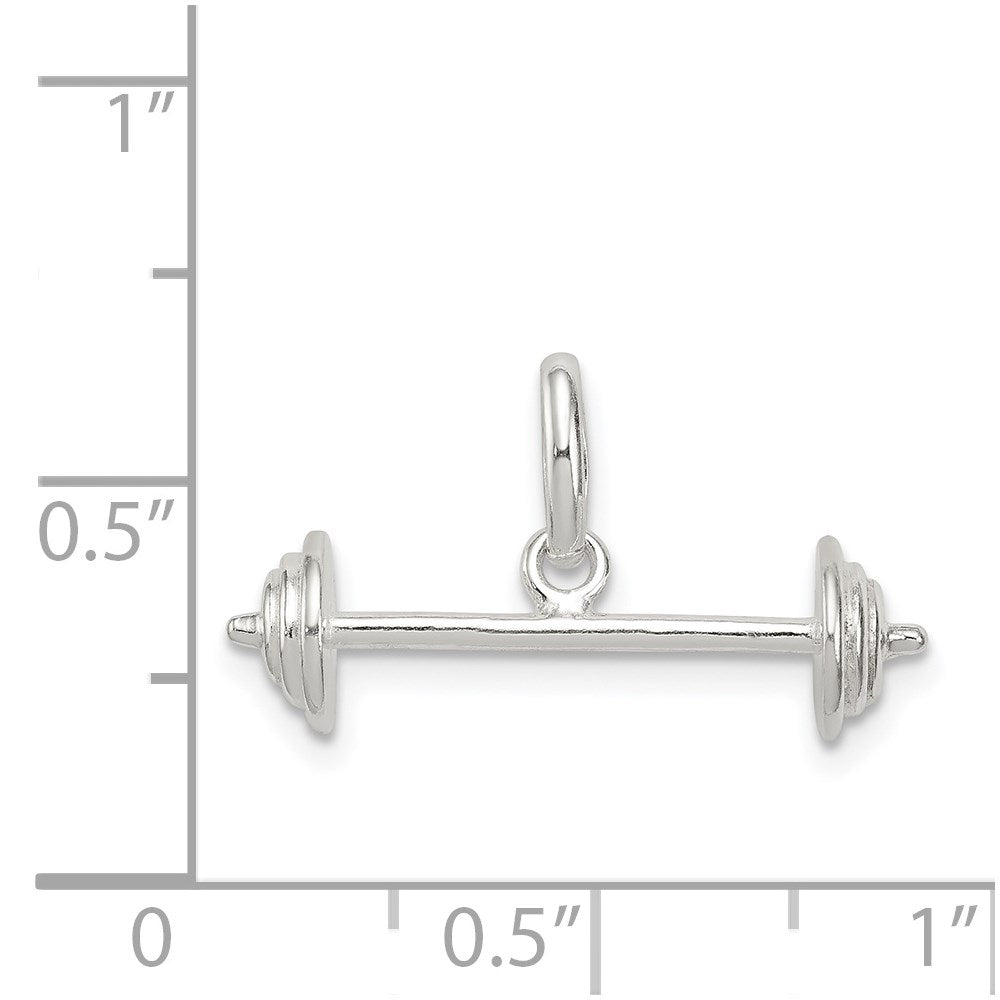 Sterlingsilber Barbell Charm