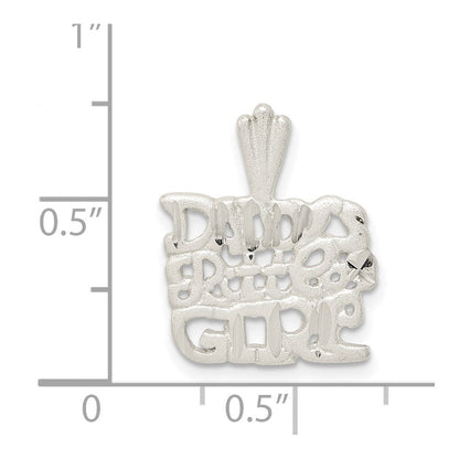 Sterlingsilber Daddy Little Mädchen Charm