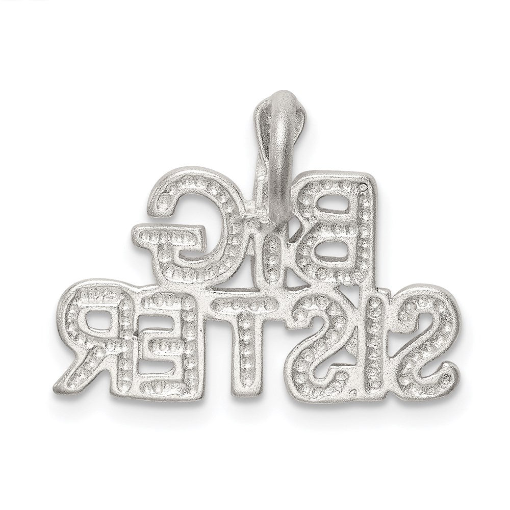 Sterlingsilber Big Schwester Charm