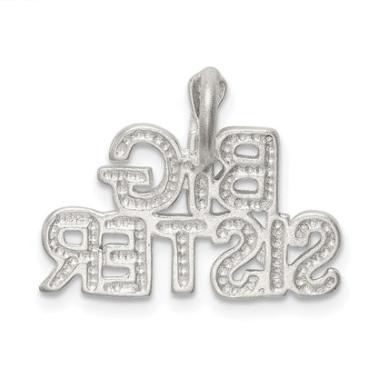 Sterlingsilber Big Schwester Charm
