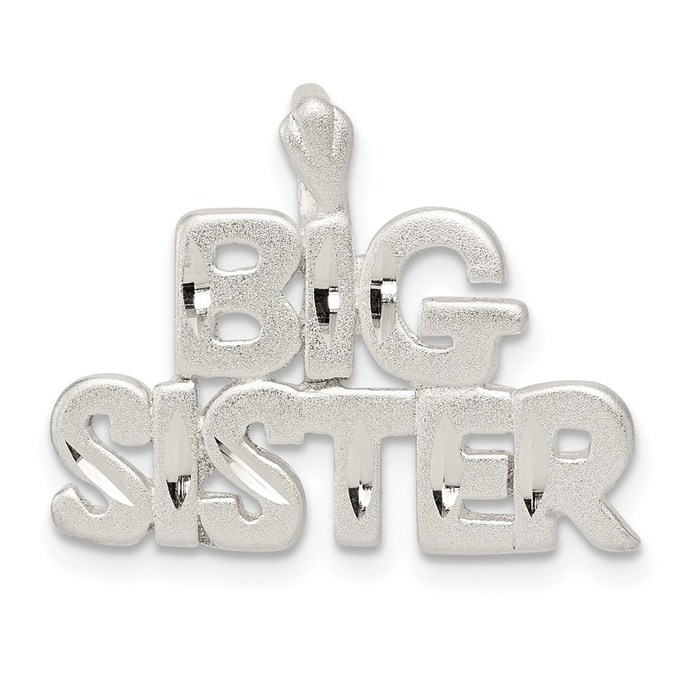 Sterlingsilber Big Schwester Charm