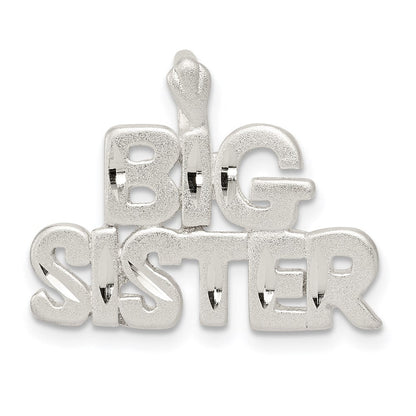 Sterlingsilber Big Schwester Charm