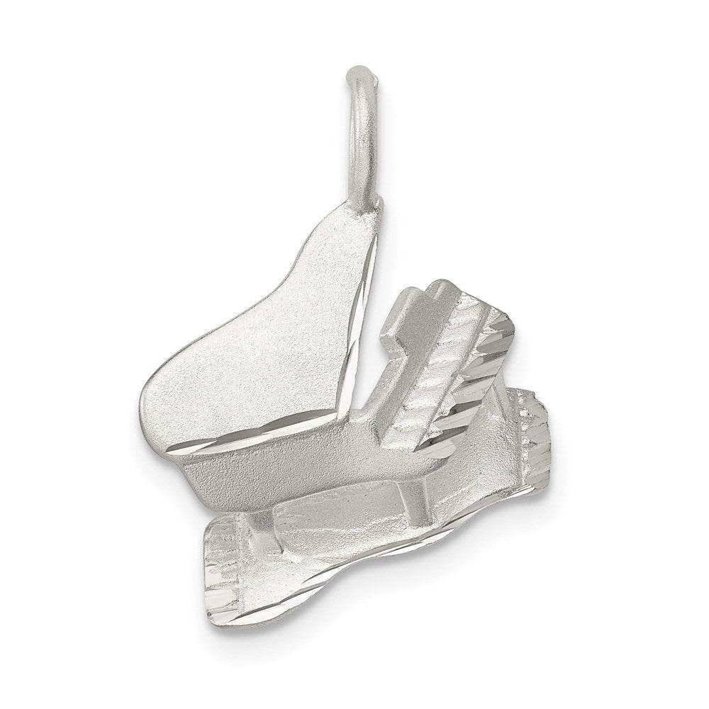 Sterlingsilber Klavier Charm
