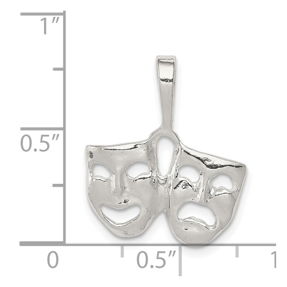 Sterlingsilber Comedy/tragedy Charm