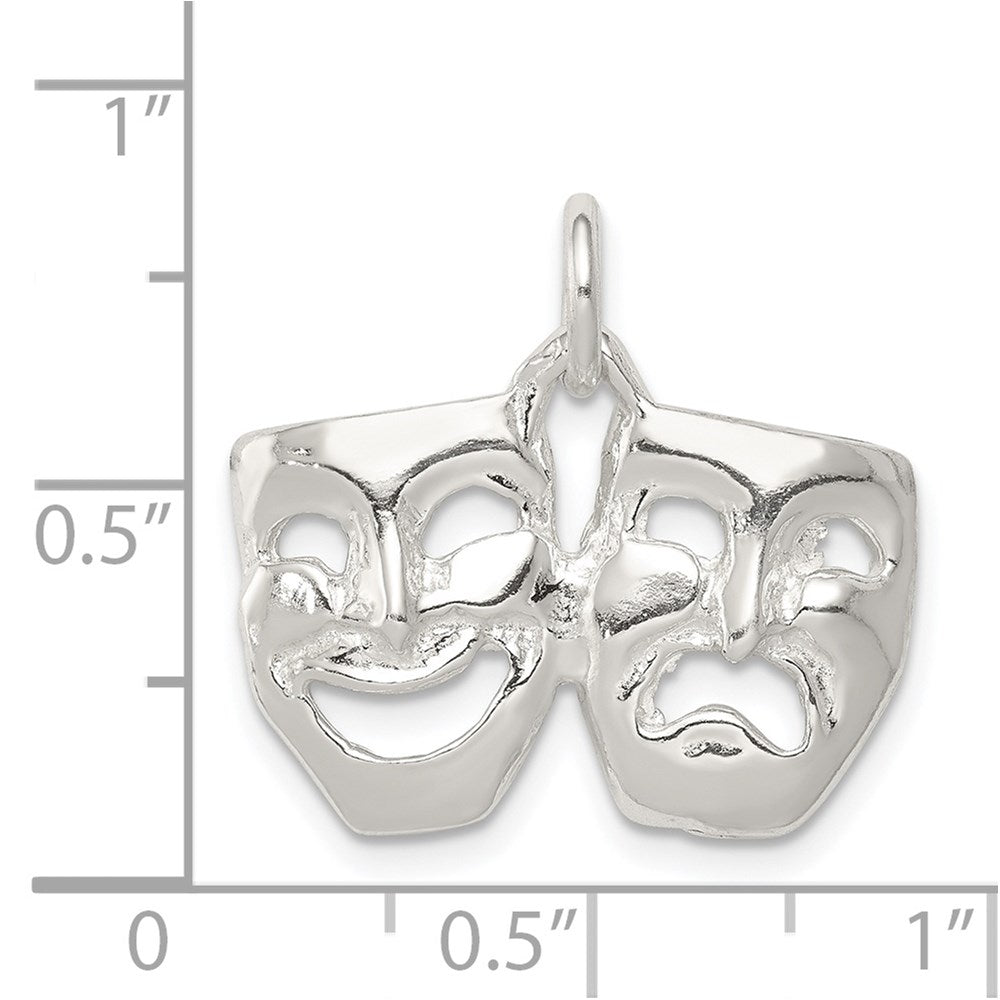 Sterlingsilber Comedy/tragedy Charm