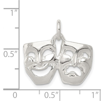Sterlingsilber Comedy/tragedy Charm