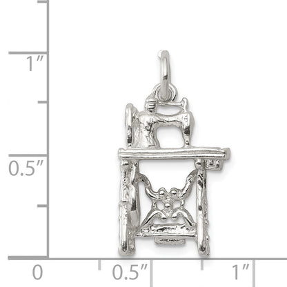 Sterlingsilber Sewing Machine Charm