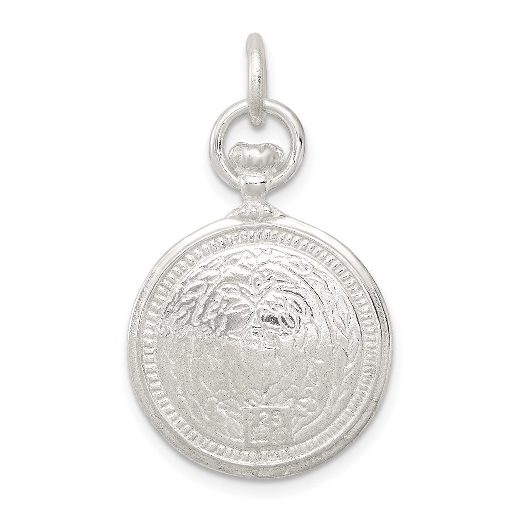 Sterlingsilber Clock Charm