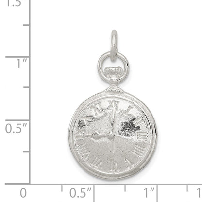 Sterlingsilber Clock Charm