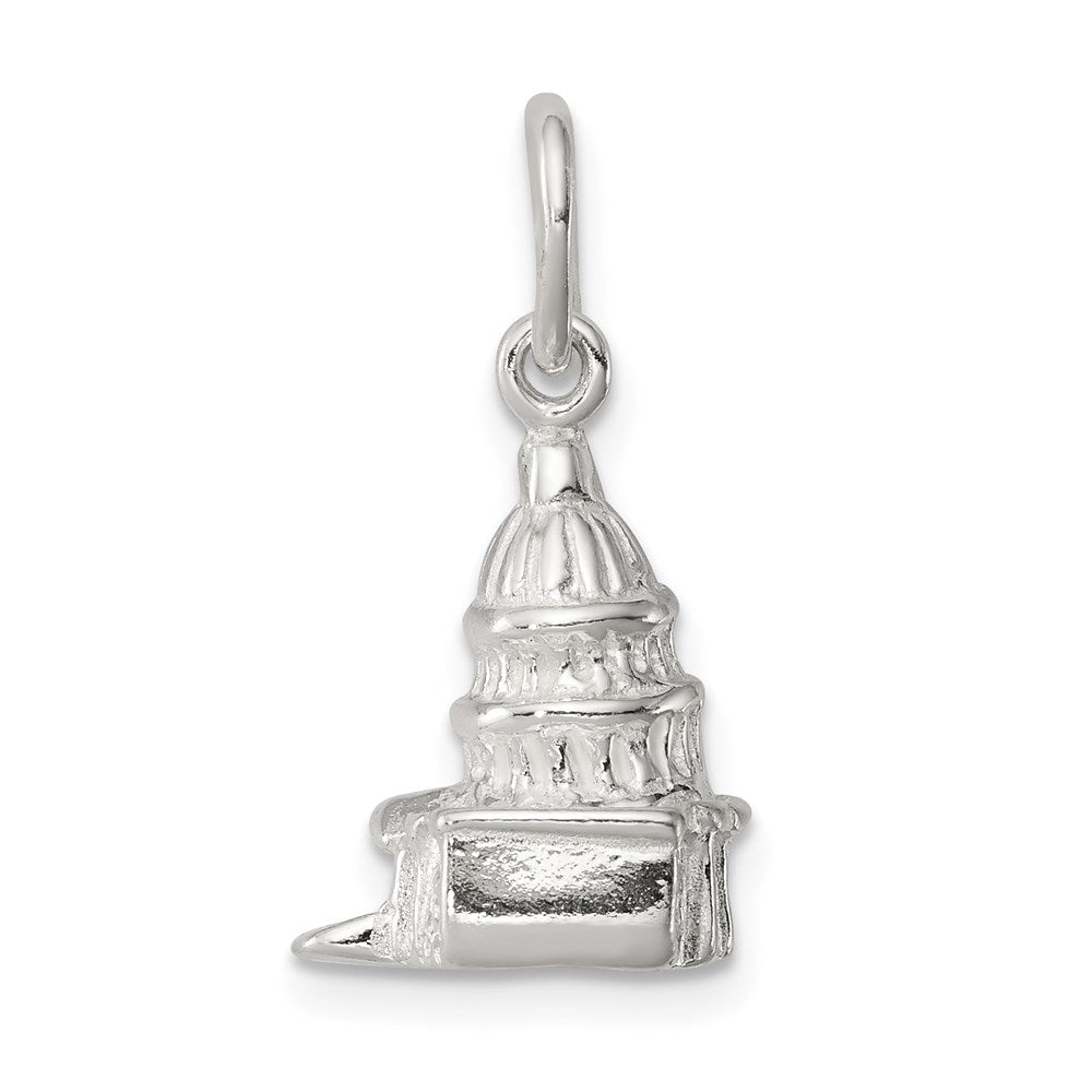 Sterlingsilber Capitol Building Charm